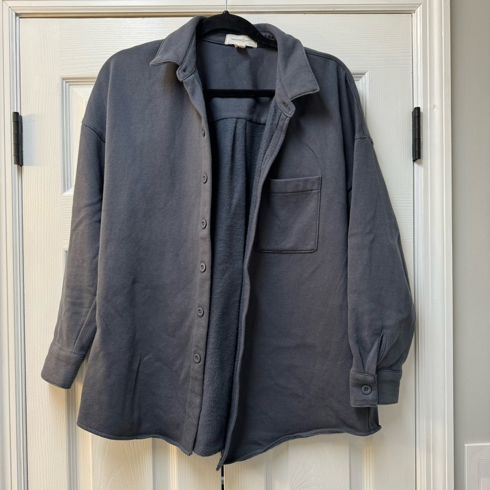 Treasure & Bond fleece shacket